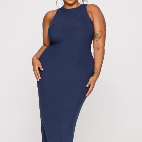 YITTY | Dresses | Nwt Yitty Soft Rib Sleeveless Maxi Dress Deep Navy X ...